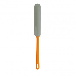 RUBBER SPATULA WITH PLASTIC HANDLE